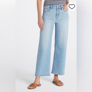 Light Blue Wide-Leg Women Jeans Petite new w/out tags